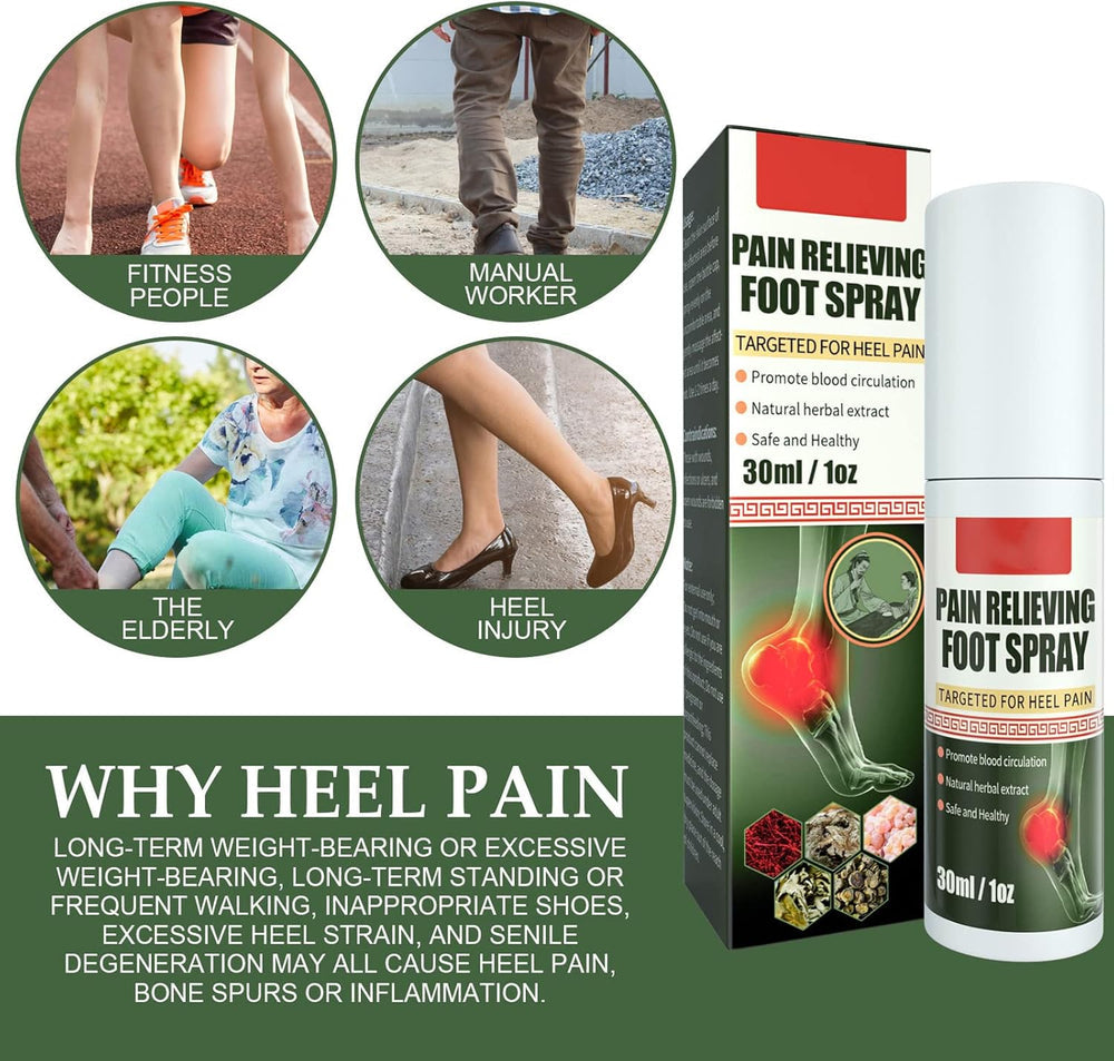 ReliefSpray™ Foot & Joint Pain Relieving Spray - (Buy 1 Get 1 Free🔥🔥)